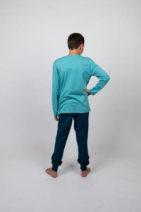 Pyjama - Jongens - Sanetta - Blauw